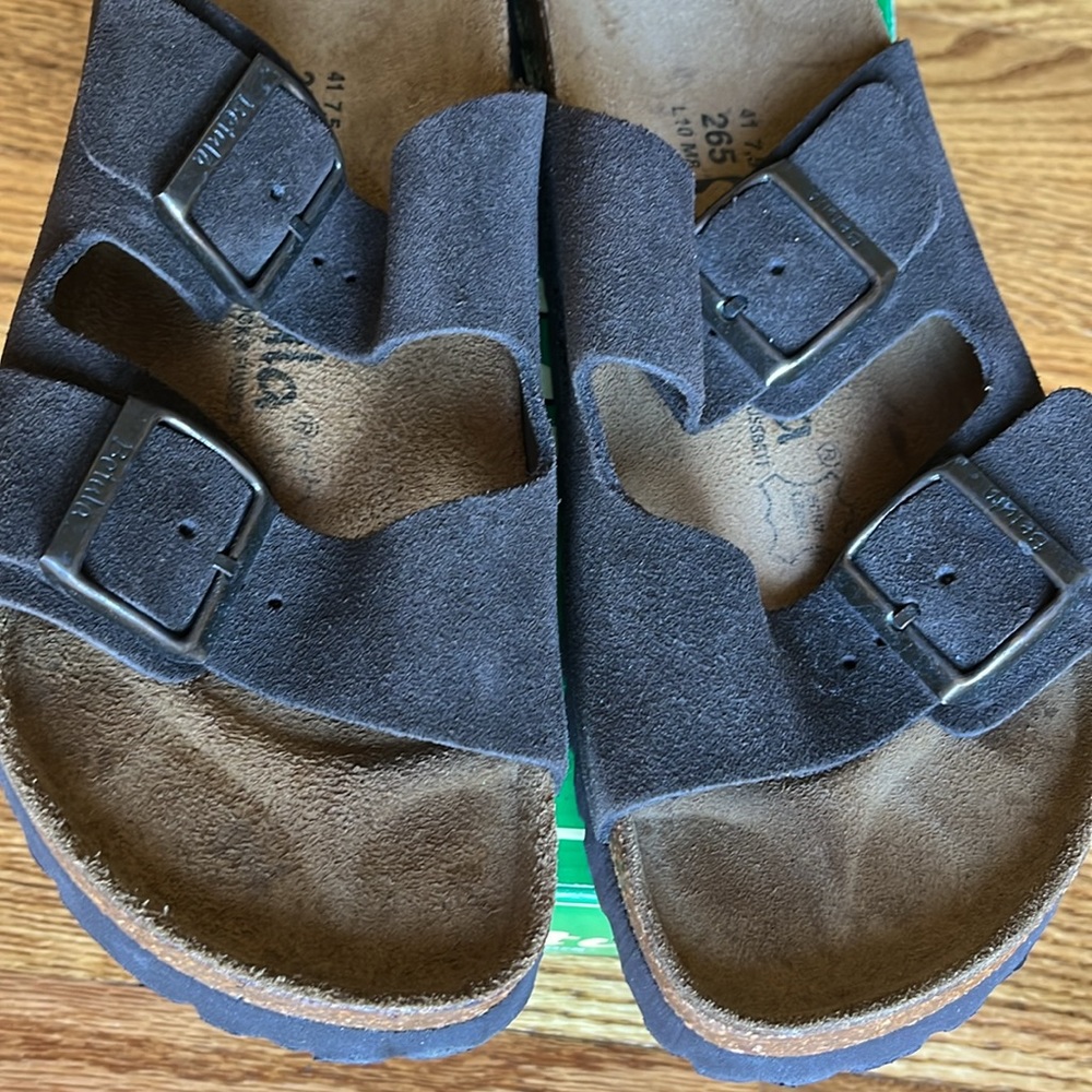 🌿Betula by Birkenstock Unisex Suede Sandals NIB - Picture 6 of 12